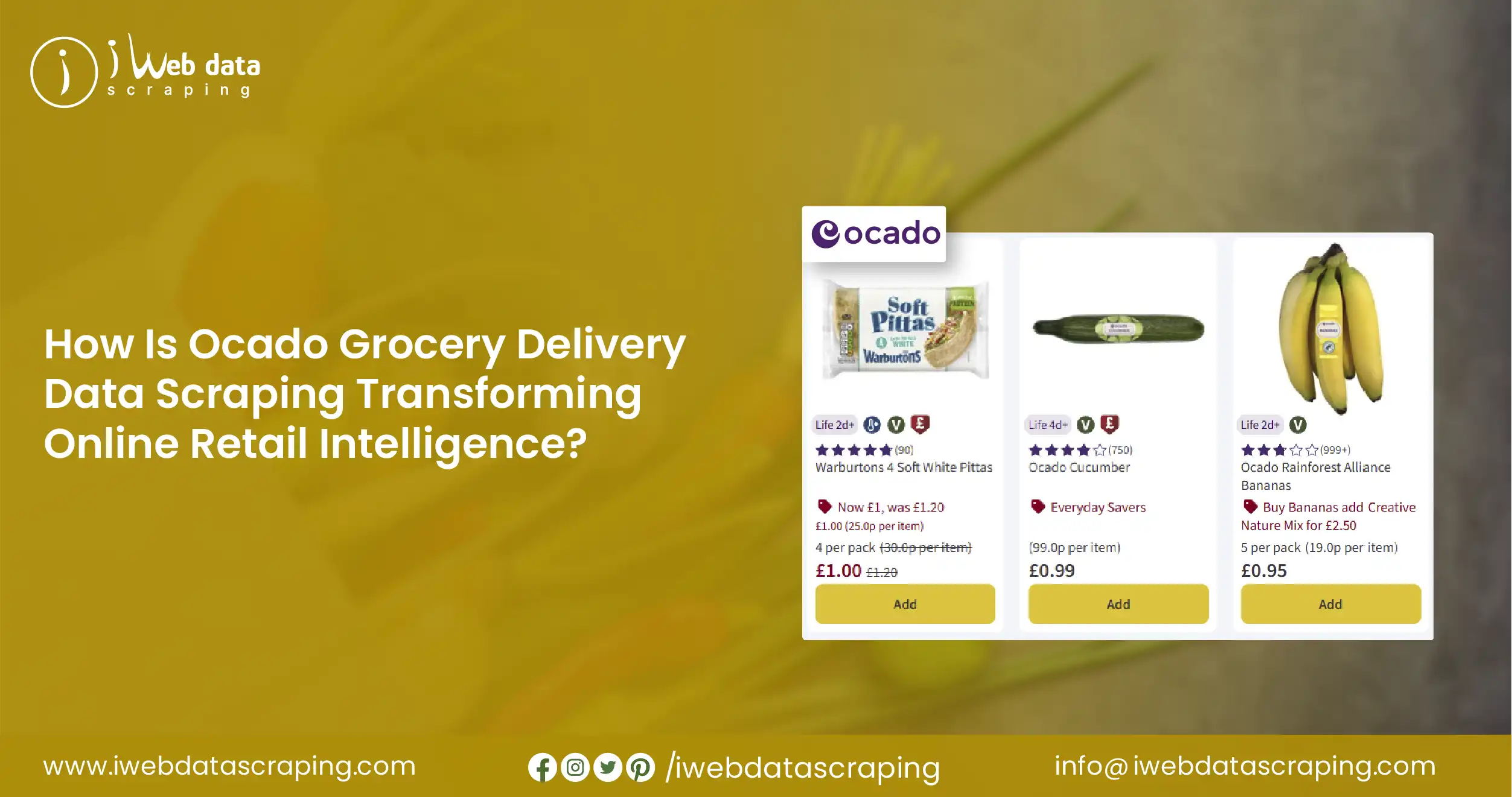 Ocado Grocery Delivery Data Scraping for Retail Intelligence